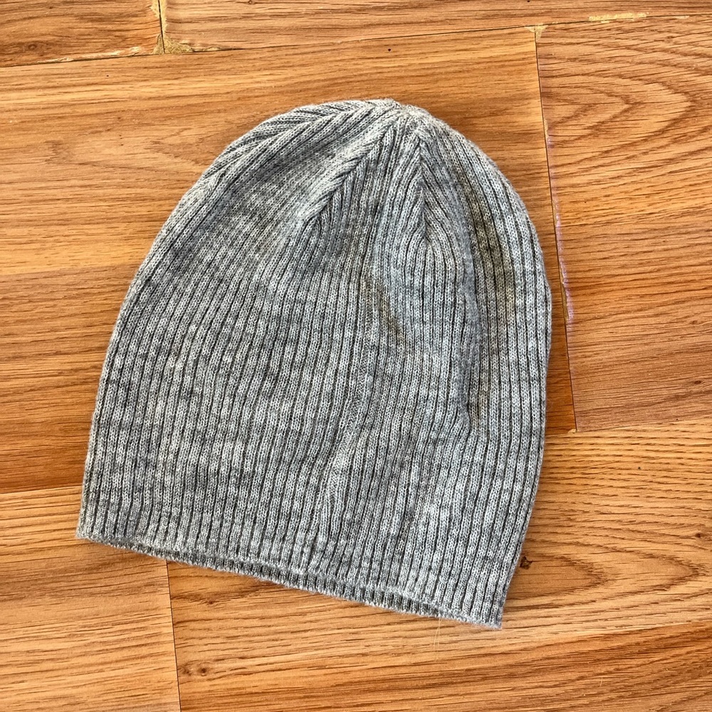 Gray beanie